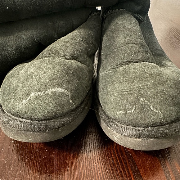 Tall Black Ugg Boots Used Size 10 - Picture 4 of 11